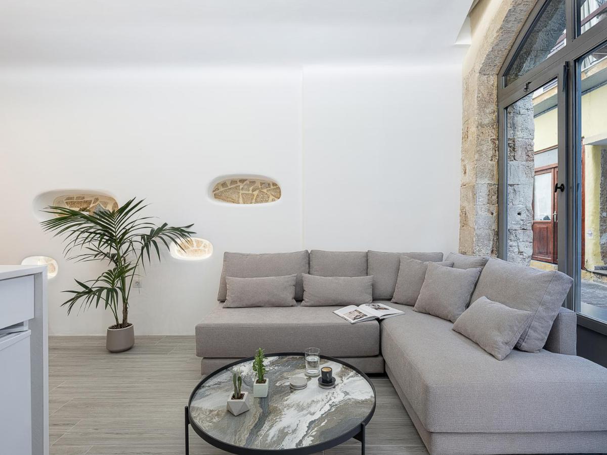 Malmáki, a street view apartment Chania  Buitenkant foto